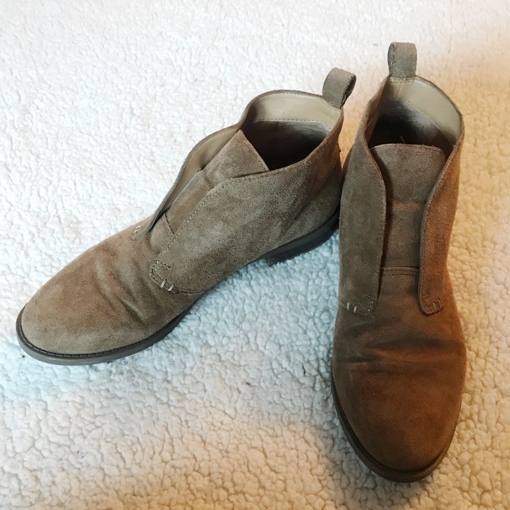 Franco Sarto suede booties